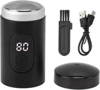 Haofy Portable Mini Electric Beard Trimmer, IP7X 65000RPM USB Rechargeable Beard Groomer with Mini Size Portability, Powerful Motor, Longlasting Battery for Versatile