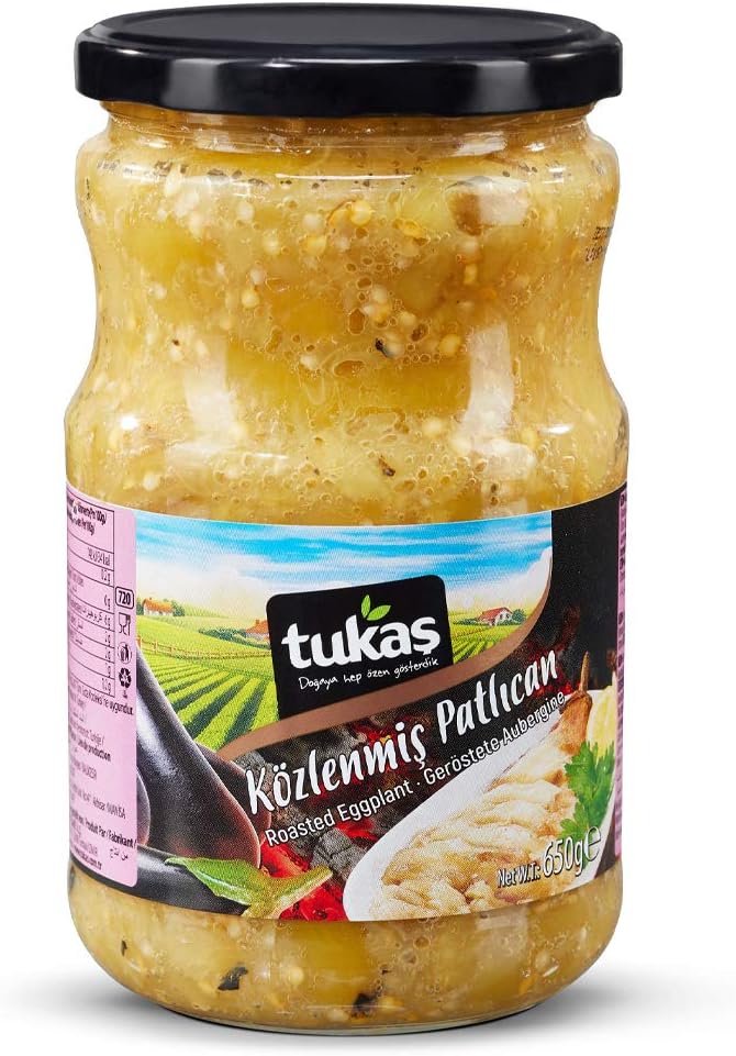 Tukas Roasted Eggplant - 650g