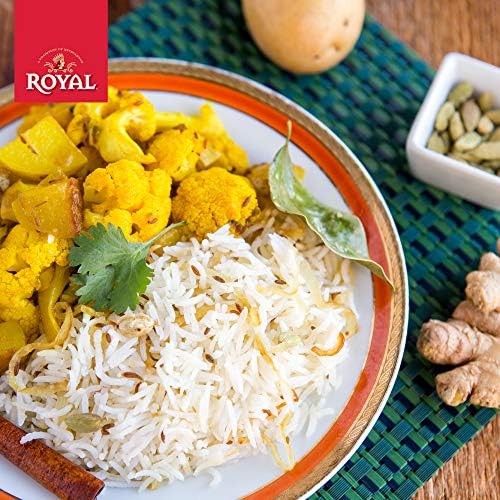 Royal Chef's Secret Sella Basmati Rice - Authentic Extra Long Grain Parboiled White Rice - 20 lb Bag