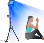 Tanning Lamp for Face and Body, Sun Lamp with 360° Adjustable Stand - 5 Energy Levels & 2 Light Modes, Timer (5-30 Mins) Even Illumination for Natural Wheat & Antique Bronze Skin