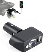 Electric Wheelchair LED Headlight, 3-Pin XLR High-Brightness Adjustable Angle Light with Controller for Night Travel - Compatible with Most Power Wheelchair Models