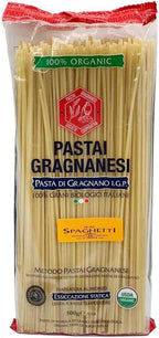 Spaghetti Italian Pasta di Gragnano | I.G.P. Protected | USDA Certified Organic | 17.6 Ounce | 500 Gram