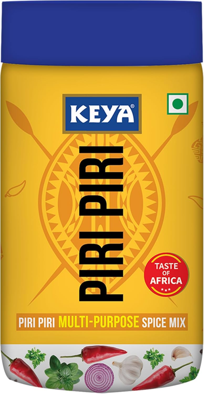 Keya Piri Piri Seasoning 90 grams - Vegetarian, India - Instant Multi Purpose Spice Mix
