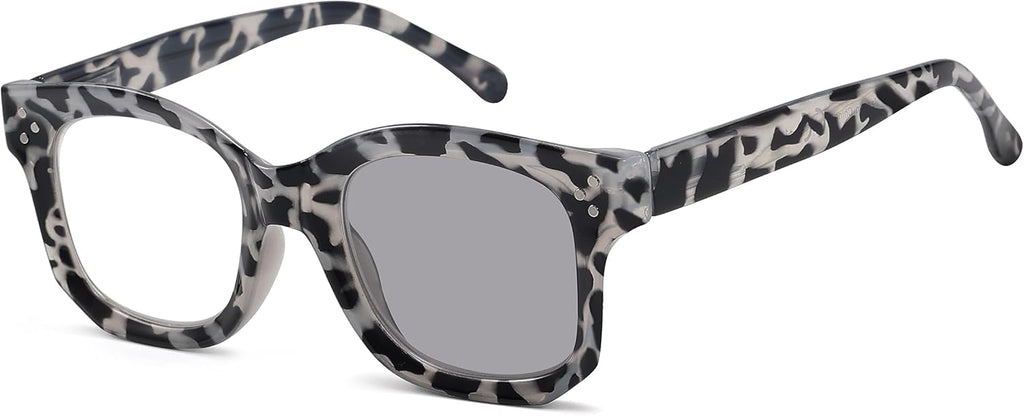 Eyekepper Transition Photochromic Reading Glasses Women Grey Tortoise