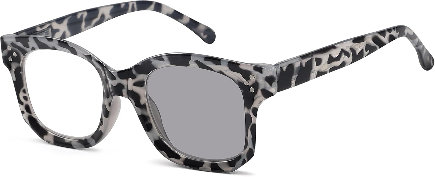 Eyekepper Transition Photochromic Reading Glasses Women Grey Tortoise