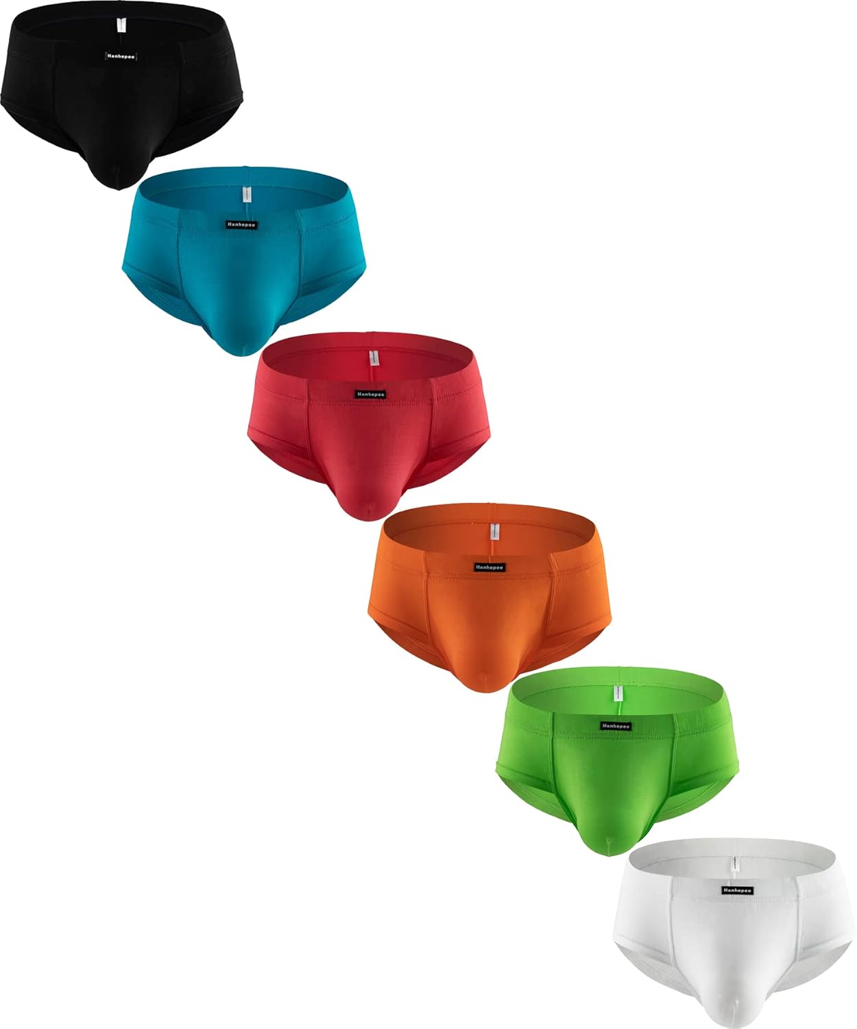 Men's Seamless Front Briefs Sexy Cheeky Underwear Low Rise Men modal Under Panties
