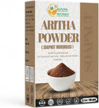 Herbs Botanica Aritha Powder 5.3 oz (150g) Pure Reetha (Soapnut) Fruit Powder – Sapindus Mukorossi Natural Hair & Skin Cleanser – Raw Botanical Shampoo Alternative – Vegan, Non-GMO