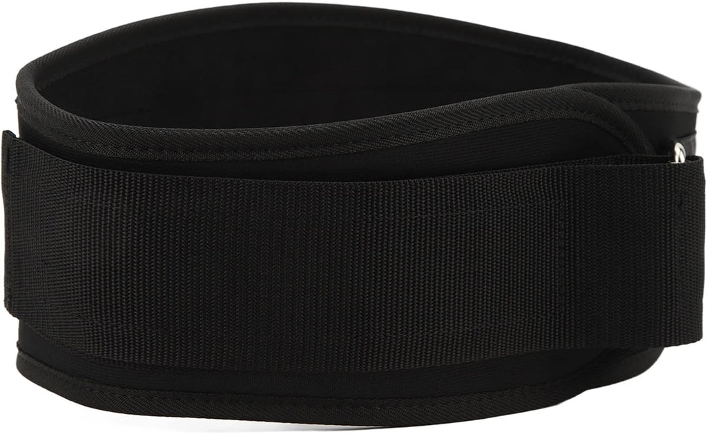 Lumbar Waist Support Belt, Adjustable Fade Resistant Lumbar Support Belt, Rotating Ring Buckle, Reverse Stretch Reinforced Metal Buckle for Sports (L)