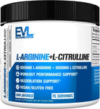 L Citrulline L Arginine Powder - Invigorating Nitric Oxide Powder with Ideal 1:1 Ratio L-Citrulline & L-Arginine 1000mg Each Per Serving for Enhanced Pumps Energy & Stamina (Unflavored, 75 Servings)