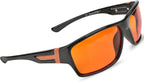 Spectra479 - 99.9% Blue Light Blocking Amber Glasses for Sleep - Medium Adult Size Nighttime Eye Wear - Special Orange Tinted Glasses Help You Sleep & Relax Your Eyes