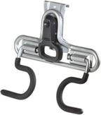 Rubbermaid FastTrack 2-Handle Hook (S Hook) Mounted Garage Storage and Space Saving Organization System Metallic Powder-Coated Steeel for Rakes/Brooms/Toys/Ladders