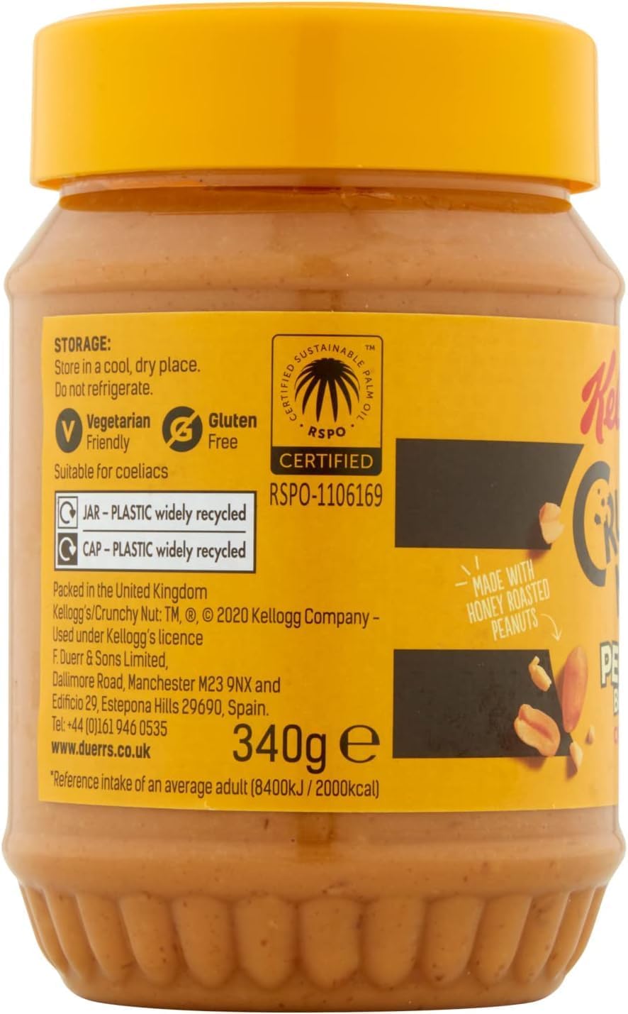 Kellogg's Peanut Butter Spread Crunchy 340g