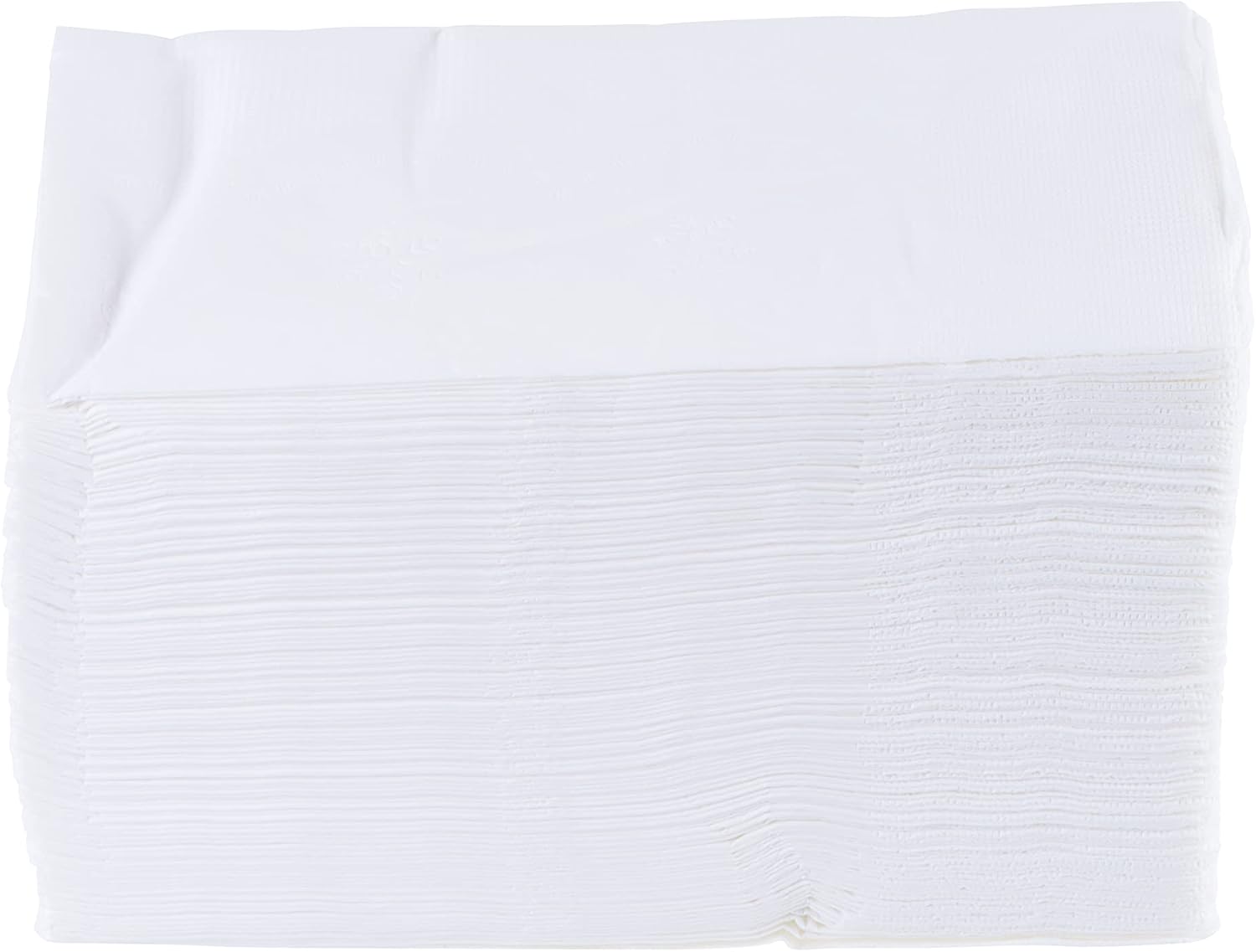 EcoQuality 2-Ply White Dinner Napkins 15 x 17, White 800/pk, Everyday Napkins, Perfect for Restaurants, Diners, Bodegas & Home