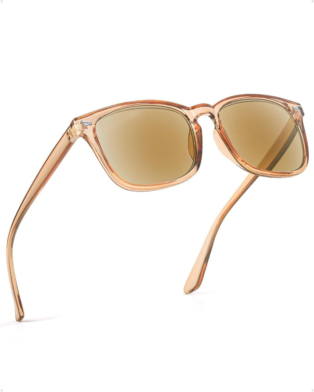 IGnaef Reading Sunglasses for Women Men, Full Lens readers Sunglasses UV400 Protection IF8082