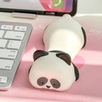 Cityhermit Upgrade Ergonomic Memory Foam Wrist Rest Support for Mouse Computer Arm Rest for Desk Cute Animals Wrist Pad Office Supplies Slow Rising PU Wrist Pad (Panda)