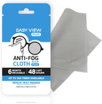EASY VIEW+ Anti-Fog Microfiber Cloth- For Glasses Goggles Motorcycle Helmet Camera Lens