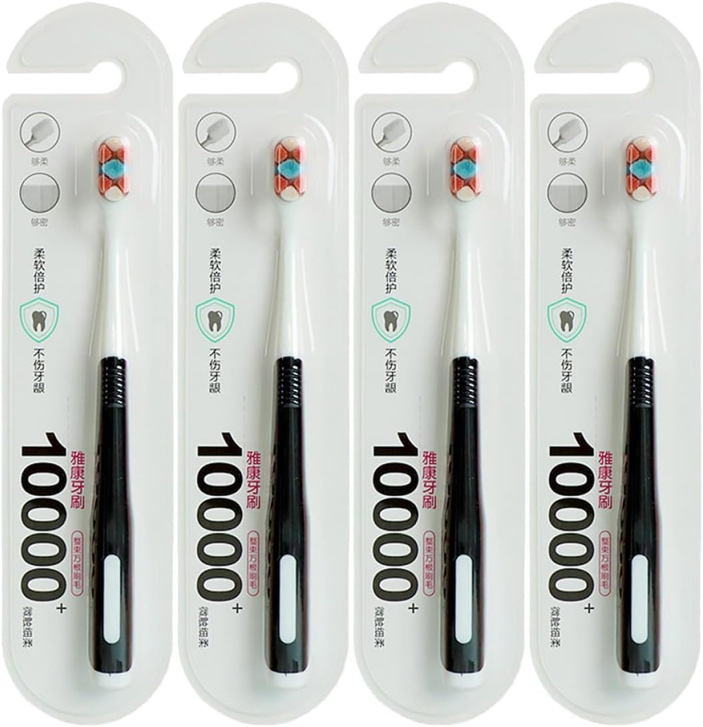 4pcs Set Soft Bristles Oral Care Tool for Pregnant Women Puerperal Tooth Cleaning Sensitive Tissue Manual Toothbrush Random Color