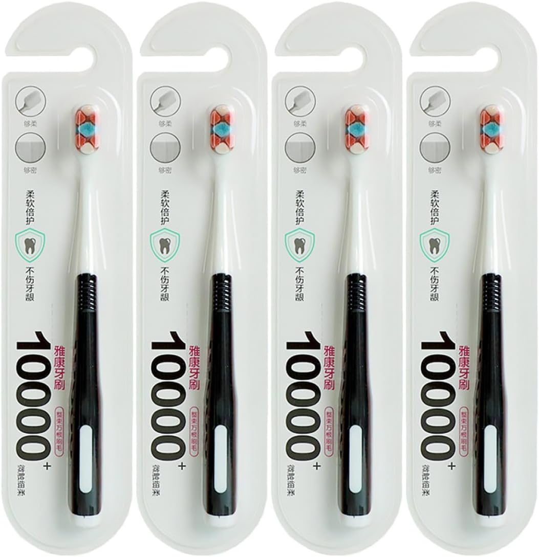 4pcs Set Soft Bristles Oral Care Tool for Pregnant Women Puerperal Tooth Cleaning Sensitive Tissue Manual Toothbrush Random Color