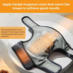 Saker Smart Knee Massager with Heat and Vibration, [2025 Upgraded] -5000mAh Cordless Heated Knee Brace, 5-Heat & 3-Massage Mode Infrared Joint Pain Relief, Gift for Elderly