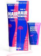 WooWoo - Tame It! In-Shower Natural Hair Removal Depilatory Cream | No Irritation Vegan Hair Remover For Sensitive Skin - Legs, Bikini, Intimate Areas (100 ml & 150 ml)