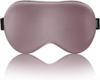 THXSILK Sleep Mask 100% 19 Momme Pure Mulberry Silk Super Smooth Cooling Sleep Eye Mask Blackout for Women/Man/Kids Eye Cover with Wide Head Strap Good Night Sleep Comfortable Travel and Nap, Purple