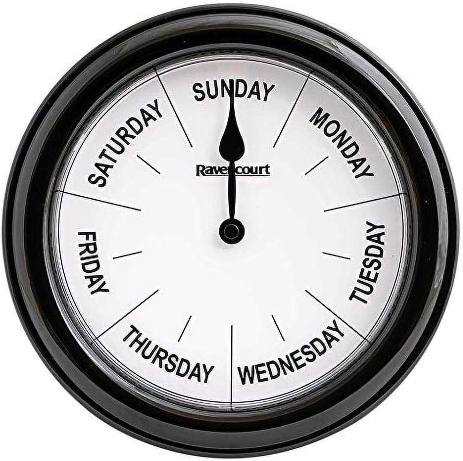 NRS Days of The Week Clock Ideal for Dementia and Alzheimer's (Eligible for VAT Relief in The UK)