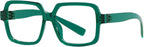 Eyekepper 6 Pack Metalless Screwless Spring Hinges Reading Glasses Oversized Square Readers for Men Women