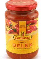 Conimex Sambal Oelek Hot Chilli Paste (Economy Case Pack) 11 Oz Jar (Pack of 6)