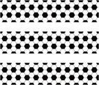 3pcs Soccer Theme Edible Cake Borders Strips, Football Print Pre-Cut Glutinous Rice Paper Birthday Cake Decorations for Soccer Theme Birthday Party Decor Supplies