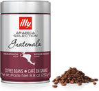 illy Whole Bean Coffee - Perfectly Roasted – Guatemala Dark Roast - with Notes of Chocolate – Complex & Balanced - 100% Arabica Beans - No Preservatives – 8.8 Ounce