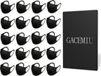 20 Pack Face Mask Unisex Washable and Reusable Comfortable Face Protection from Dust Pollen Pet Dander Fashionable Anti-Smog