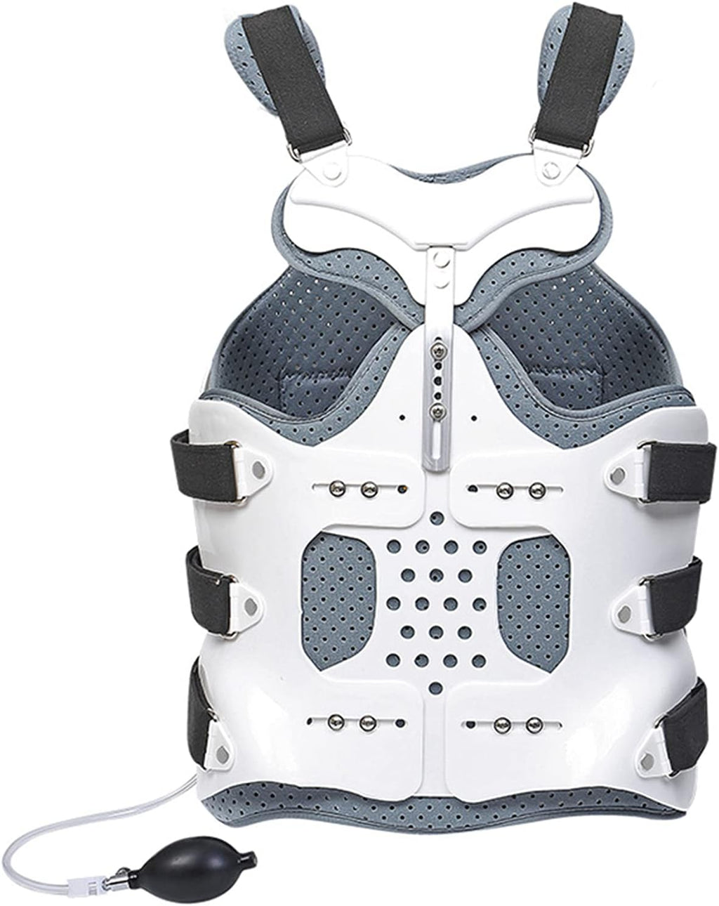 Lumbar Spine Orthosis Inflatable Thoracolumbar Fixed Spinal Brace Adjustable Thoracolumbar Fixation Brace Thoracic Orthosis Lumbar Support for Men Women Spine