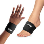 Strive Wrist or Foot Ice Pack Wrap, Hot & Cold Therapy, Pain Relief Gel Compression, 360 Degree Coverage for Rheumatoid Arthritis, Tendinitis, Carpal Tunnel Pain, Injuries, Swelling, Bruises (2-Pack)
