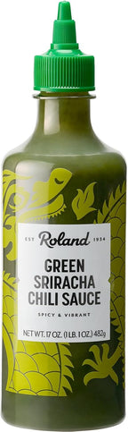 Roland Foods Green Sriracha Chili Sauce 17 Oz Bottle, Pack of 1