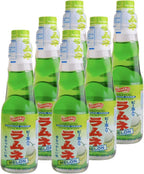 Shirakiku Ramune Drink, Melon, Carbonated Marble Soft Drink of Japan 6.76 oz (Pack of 6)