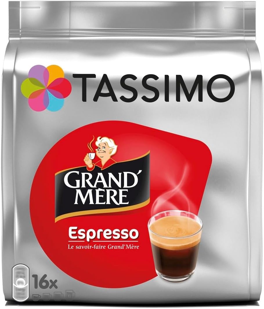 Tassimo Dark Roast Espresso Coffee, 16 Count, 16 T-Discs