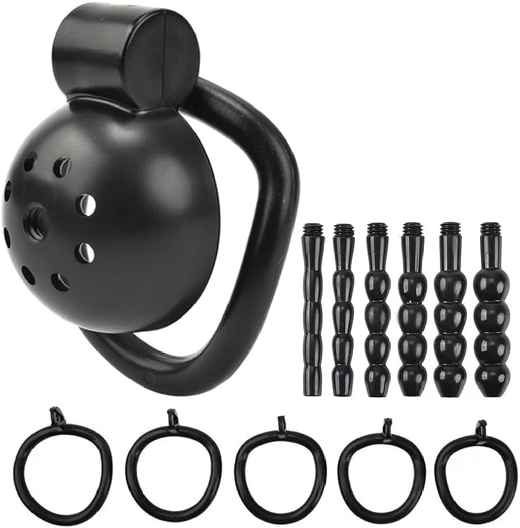 Male Chastity Device Tease Locked Cock Cage Penis Exercise for Men