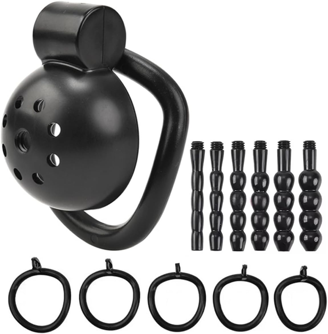 Male Chastity Device Tease Locked Cock Cage Penis Exercise for Men