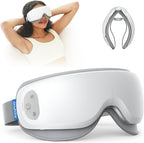 RENPHO Ultra-Quiet Eye Massager with Heat, Lightweight Eye Mask for Migraines, FSA Eligible HSA Face Massager for Dry Eyes Relax Reduce Strain Improve Sleep Eyeris Zen, Mothers Day Birthday Gifts