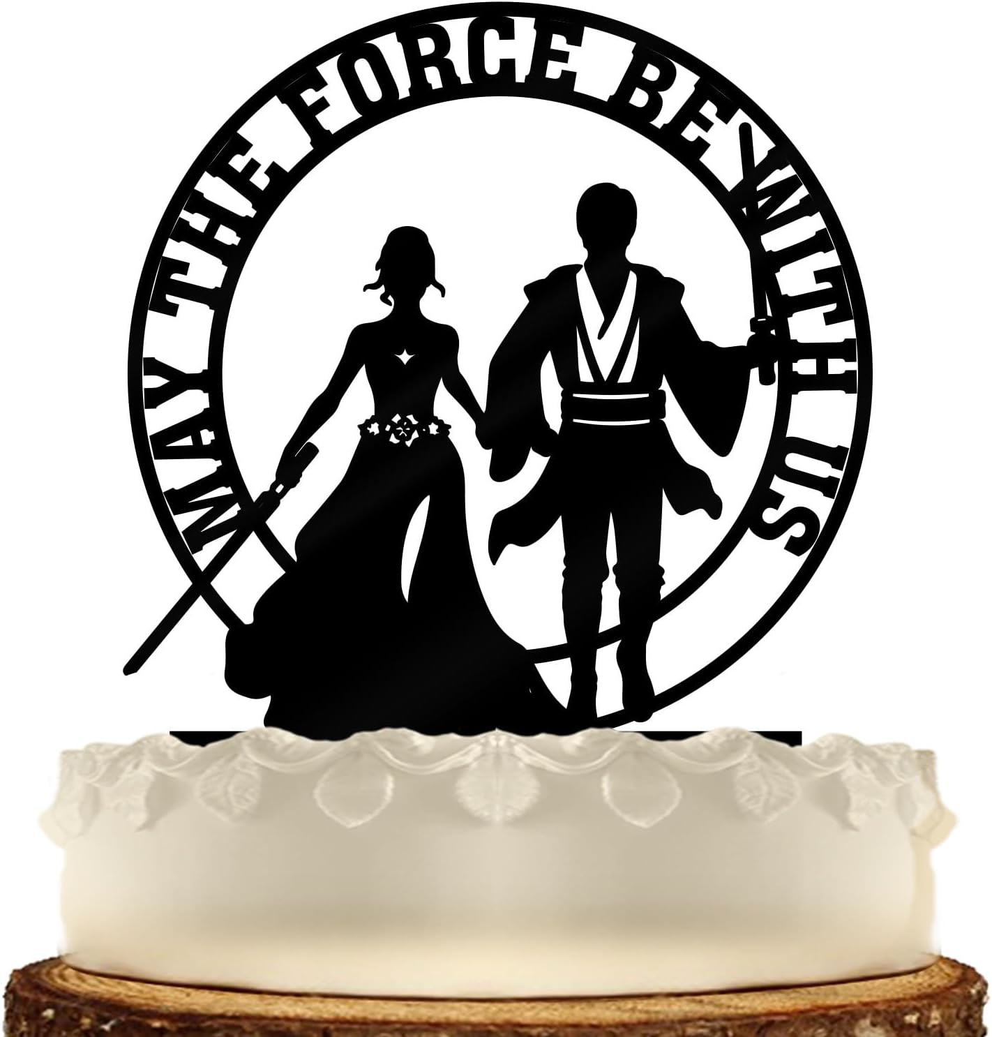 Sci-fi Wedding Cake Topper Space Couple Fantasy Themed Weddings