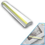MagniPros 2X Magnifying Bar Magnifier Ruler with Guide Line(so You Won't Miss a line) Ideal for Reading Small Prints and Document