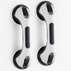 TAILI Grab Bars for Shower Glow in The Dark, 2 Pack 12.2 in Grab Bars for Bathtubs and Showers,Safety Grip,Shower Handle Shower Rail for Seniors and Elderly Removable No Drilling Waterproof Black