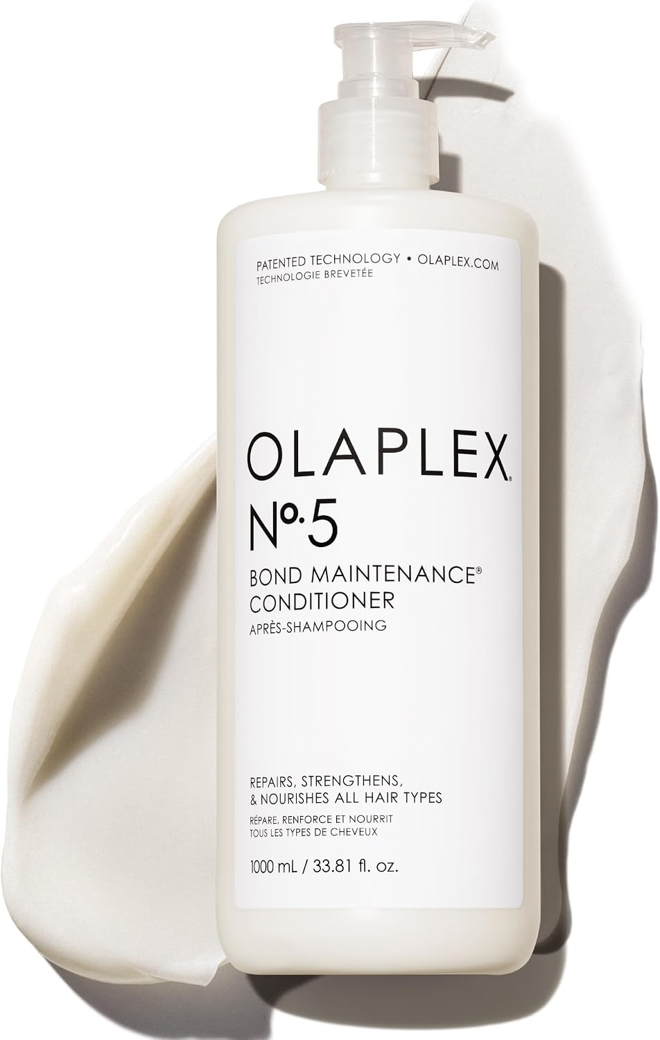 Olaplex N°.5 Bond Maintenance™ Hair Strengthening Conditioner: Repairs Damage & Defend Against Future Breakage | Reduce Frizz | For Coily, Curly, Straight, and Wavy
