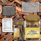 Rani Desi (Dalchini) Flat Cinnamon 7oz (200g) PET Jar ~ All Natural | Vegan | Gluten Friendly | NON-GMO | Kosher | Indian Origin