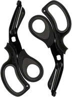 MEUUT 2 Pack Medical Scissors Trauma Shears for Left and Right Hand -Patented Bandage Scissors All Purpose with Non-Stick Blades, Surgical Grade Shears Stainless Steel EMT Scissors for Nurses EMT