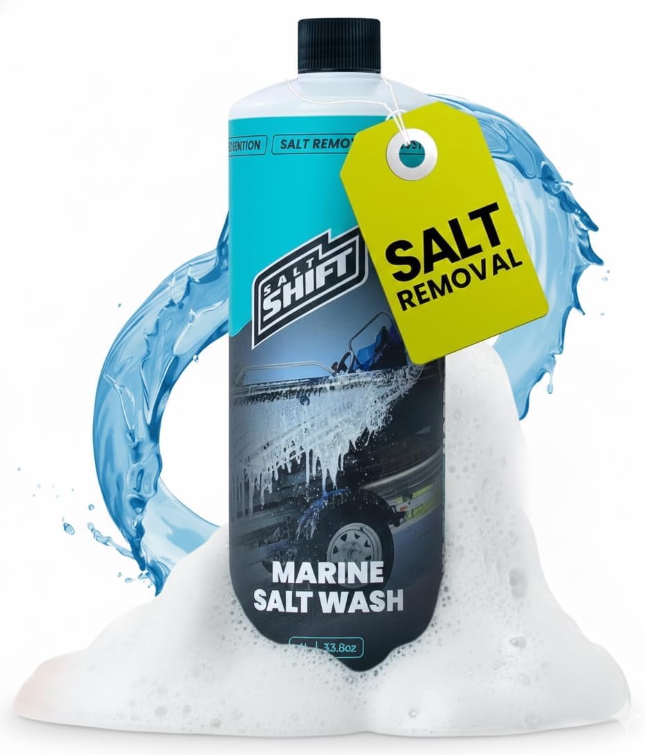Marine Salt Wash - Foaming Salt Remover Wash for Boats, Jetskis & Cars, Saltwater Corrosion Protection for All Surfaces, Eco-Friendly, Australian Salt Neutralizer Boat & Vehicle Cleaner