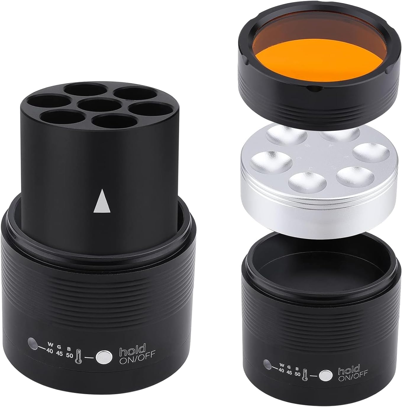 Dental Composite Heater Resin Warmer - Dental Resin Heater Composite Material Warmer with Light Filter Cover 3 Adjustable Temperature