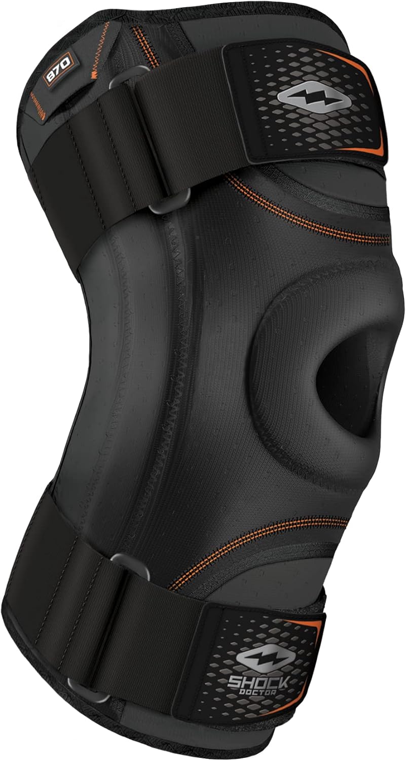 Shock Doctor Knee Brace , Compression Knee Brace for Men & Women, Stability, Patella Instability, Meniscus & Ligament Injuries
