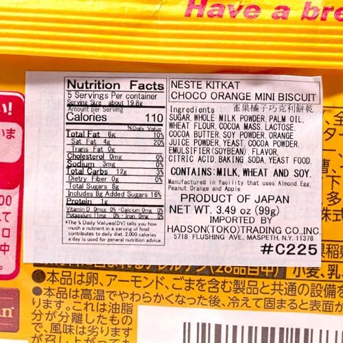 Kit Kat NESTLÉ KitKat Mini Chocolate Orange Flavor 7pcs,90 grams