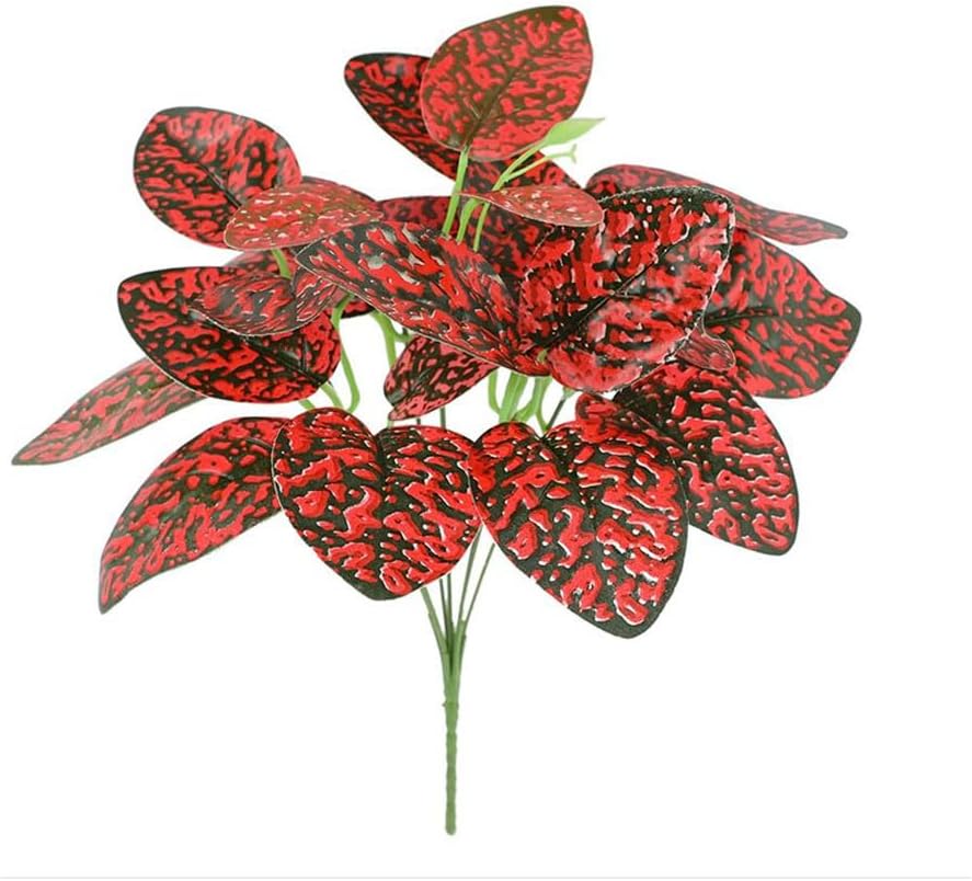 Potted Plants Lifelike Simulation Plant Plastic Artificial Green Plant Leaves Flower Arrangement Large Fake(Style 22)